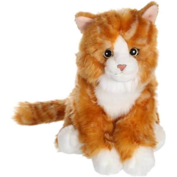 Pehmolelu - Gipsy Toys - Mimiz-kissa - 28cm - Punainen/Valkoinen