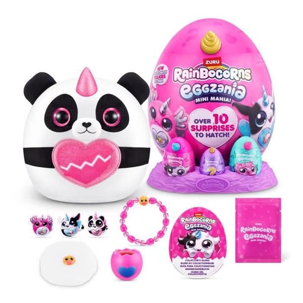 Overraskelsesbamse - ZURU - Eggzania Mini Surprise S1 - 10 overraskelser - 6 modeller - Blød