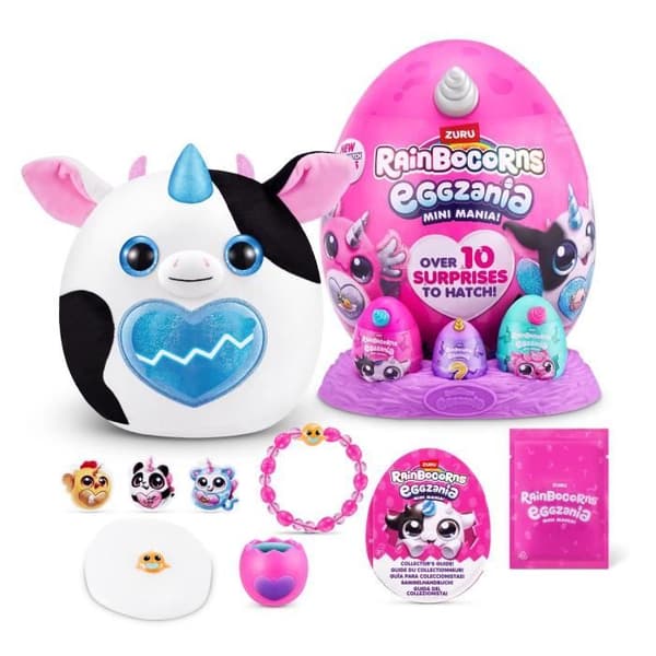 Overraskelsesbamse - ZURU - Eggzania Mini Surprise S1 - 10 overraskelser - 6 modeller - Blød
