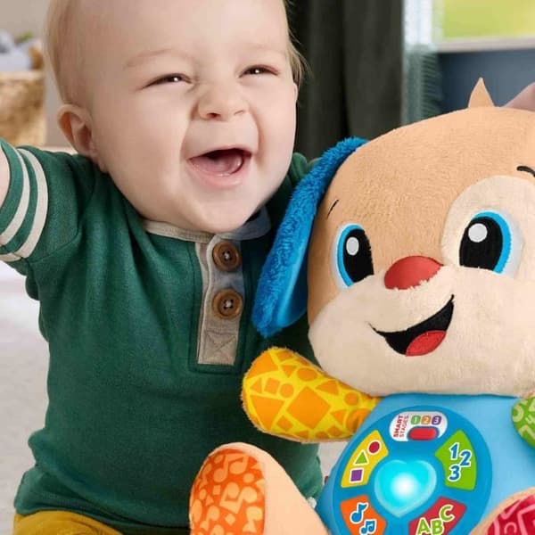 Fisher-Price-Naura ja opi-Puppy Progressiivinen Kehitys-Musikaalinen Pehmolelu JFD20