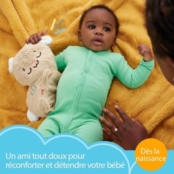 Fisher-Price-My Cuddle Bunny - Yövalopehmo - Kehityslelu - HXG97