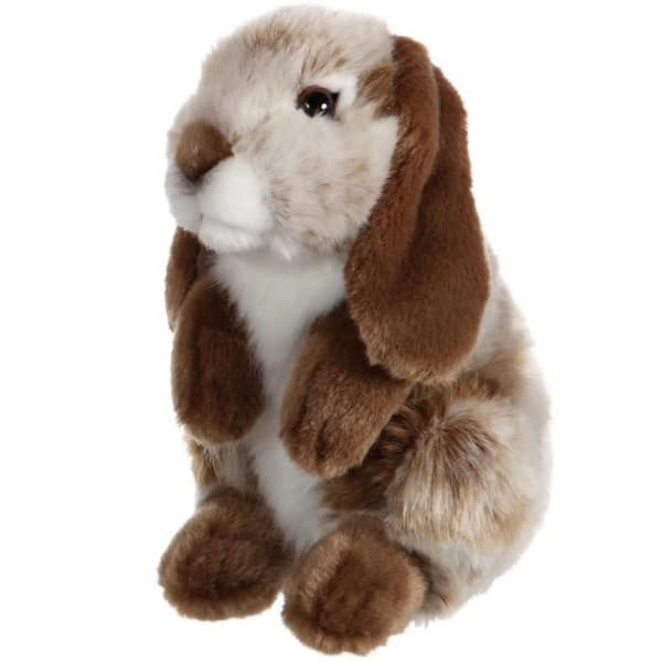 Gipsy Toys - Lopøret Kanin - Plys - 18 cm - Brun