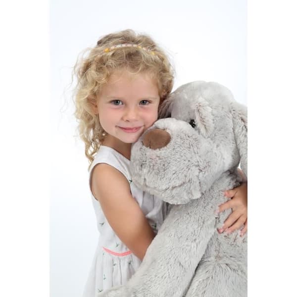 Gipsy Toys - Flatoutou-koira - Pehmolelu - 50 cm - Harmaa