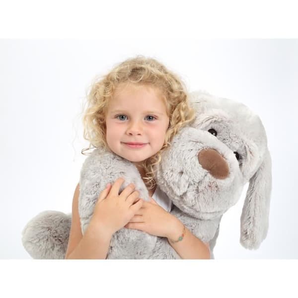 Gipsy Toys - Flatoutou-koira - Pehmolelu - 50 cm - Harmaa