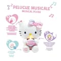 Miniatyrbild 4 av 6: Hello Kitty Interaktiv Plysch Födelsedag +/- 26 cm - JEMINI - Interaktiv musik, ljus och skratt.