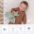 Miniatyrbild 2 av 6: doomoo You&Me Babytäcke - Vändbart och bekvämt täcke - Utrustat med 2 delar för att transportera föräldrarnas doft, grönt