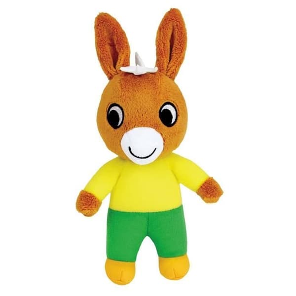 Trotro och familjens plyschbox +/- 15 cm - JEMINI - Trotro, hans mamma, hans pappa och hans lillasyster.