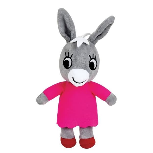 Trotro och familjens plyschbox +/- 15 cm - JEMINI - Trotro, hans mamma, hans pappa och hans lillasyster.