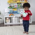 Miniatyrbillede 5 af 6: Bright Starts Toys Elefant Plys Kramme-Badeværelse Baby, Sønner og Lumieres
