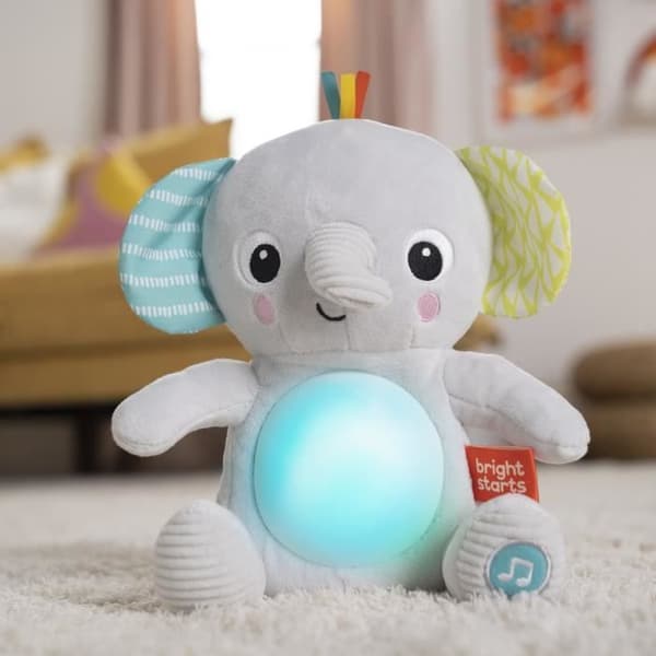 Bright Starts Toys Elefant Plys Kramme-Badeværelse Baby, Sønner og Lumieres