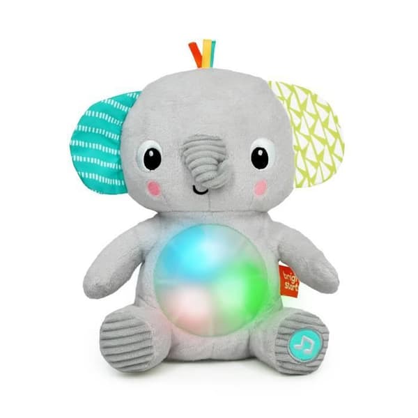 Bright Starts Toys Elefant Plys Kramme-Badeværelse Baby, Sønner og Lumieres