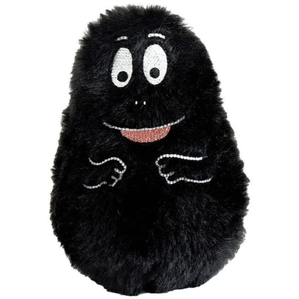 Låda med 9 Barbapapa plyschleksaker +/- 15 cm - JEMINI - Innehåller Barbapapa, Barbamama och deras sju barn.