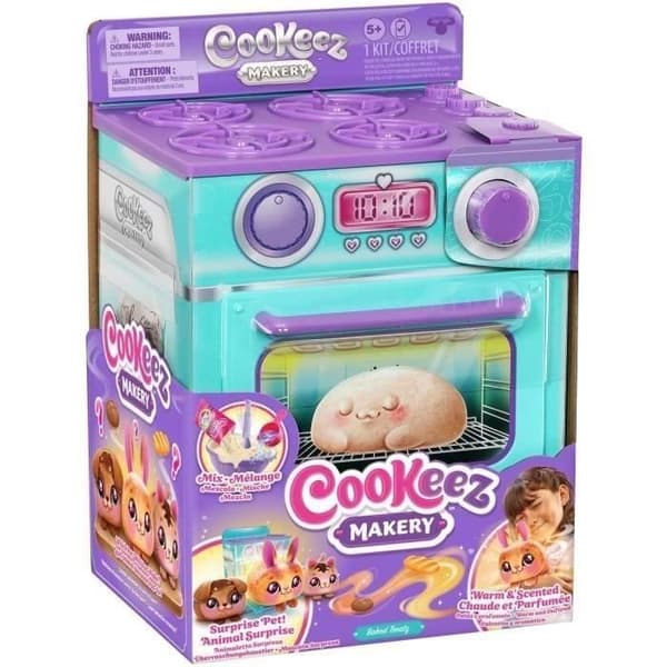 Blue Pastry Factory - MOOSE TOYS - COOKEEZ MAKERY - Interaktiv ovn, duftende plys og tilbehør