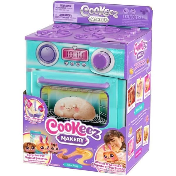 Blue Pastry Factory - MOOSE TOYS - COOKEEZ MAKERY - Interaktiv ovn, duftende plys og tilbehør