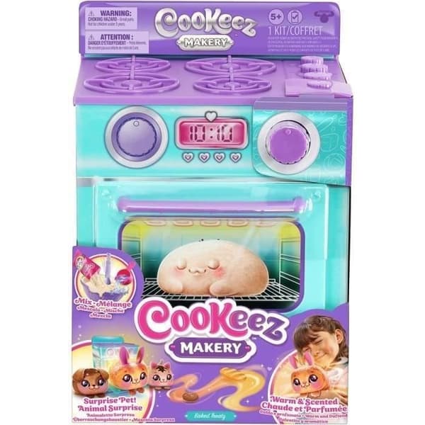 Blue Pastry Factory - MOOSE TOYS - COOKEEZ MAKERY - Interaktiv ovn, duftende plys og tilbehør