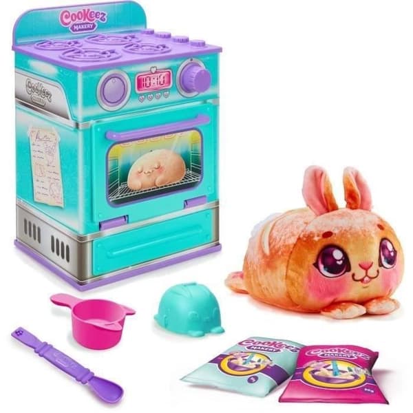 Blue Pastry Factory - MOOSE TOYS - COOKEEZ MAKERY - Interaktiv ovn, duftende plys og tilbehør