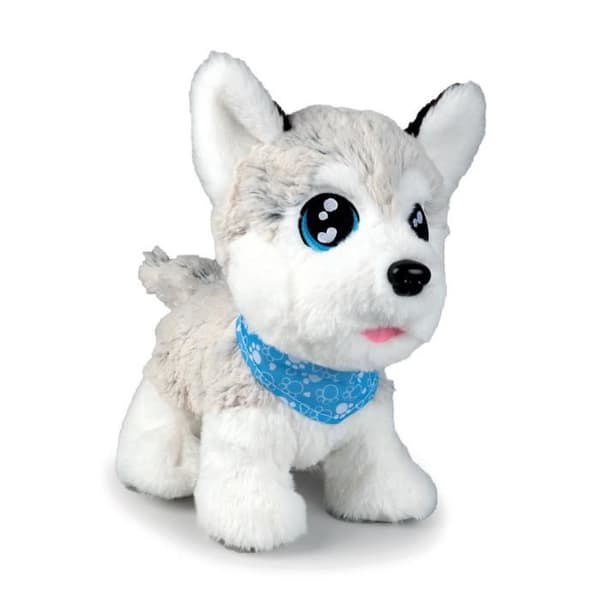 Chi Chi Love Husky Interaktiv Bamse - 30 cm - 12 Stemmekommandoer - 60 Forskellige Lyde - Fra 4 År
