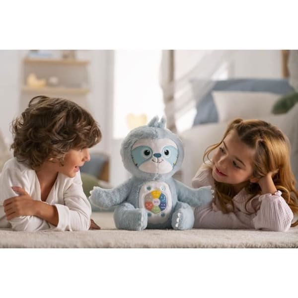 Gipsy Toys - Simeon, tunteideni tarinankertojani - Interaktiivinen musiikillinen pehmolelu ja tarinankertoja - 28 cm