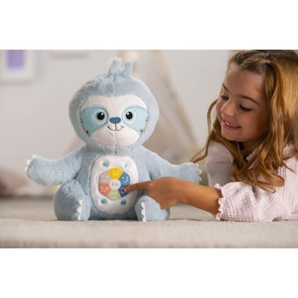 Gipsy Toys - Simeon, tunteideni tarinankertojani - Interaktiivinen musiikillinen pehmolelu ja tarinankertoja - 28 cm