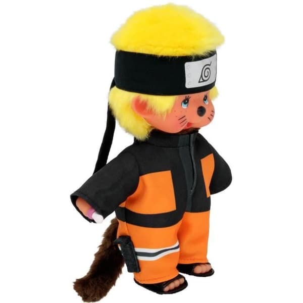Bandai - Monchhichi - Naruto Shippuden Monchhichi -pehmolelu - 20 cm pehmeä pehmolelu lapsille ja aikuisille - SE241088