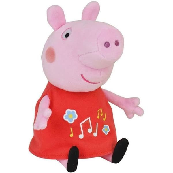PEPPA GRIS Musikalisk mjukisdjur ± 20 cm