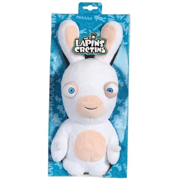 Gipsy Toys - Kaniner med Lyd - Lukket Mund - 28 cm - Hvid