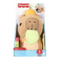 Miniatyrbild 4 av 6: Fisher-Price My Capybara Cuddles Plyschbitring och Skallra - Från 3 månader - HYR54