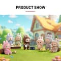 Miniatyrbild 4 av 8: POP MART Labubu Monsters Macaron Vinyl Face 17cm Blind Box V1