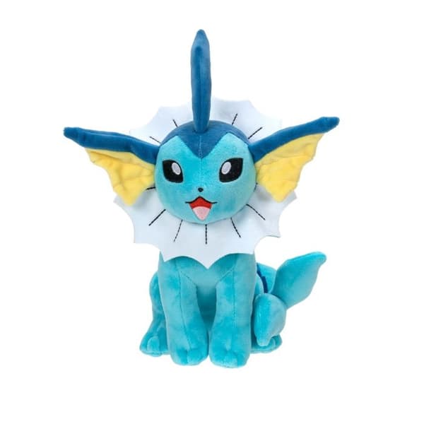 Plysdjur - Jazwares - Vaporeon - Blå - 3 år - Inomhus