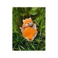 Miniatyrbild 2 av 4: KONTA NEMU NEMU BYXA fox plyschleksak - Storlek S - 11 cm - Orange - Avslappnande effekt
