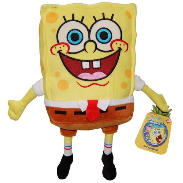 Plysch - SpongeBob Fyrkant - 25 cm - Polyester - Officiell licens - Inomhus