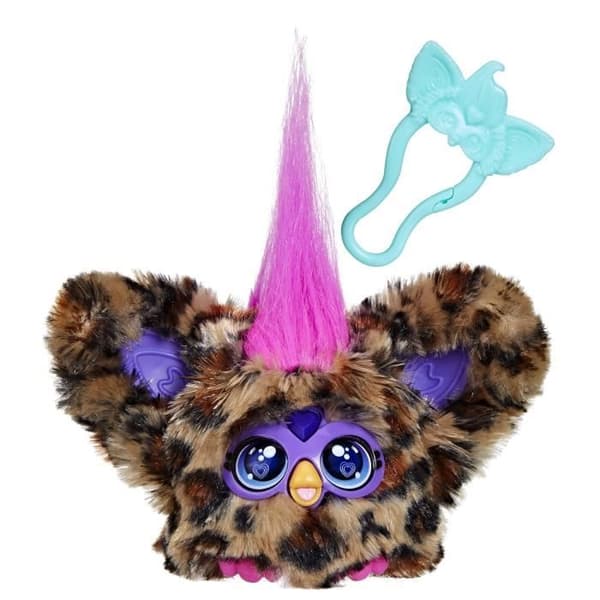 Furby Furblets Chee-Chee, Mini elektronisk kramdjur för flickor och pojkar, över 45 ljud, från 6 år, Hasbro