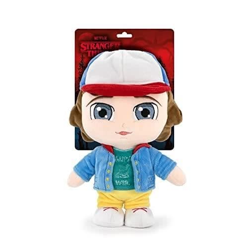 Plyschleksak - FAMOSA SOFTIES - Dustin Stranger Things - 26 cm - Flerfärgad - Återvunnen fiber