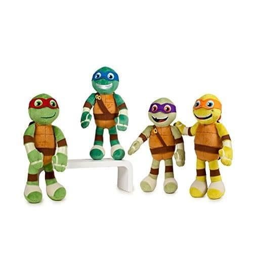 Ninja Turtles plyschleksak - Paket med 4 22 cm plyschleksaker - Half-Shell Heroes - Supermjuk kvalitet