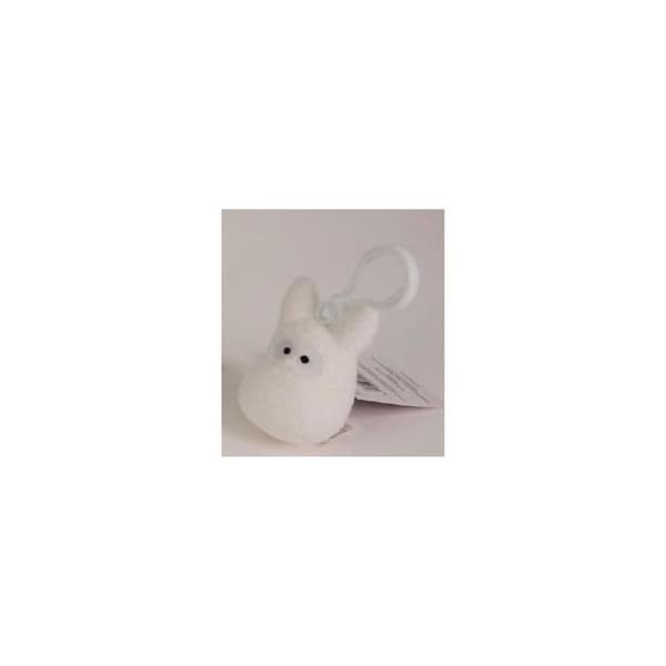 Vit Totoro plysch nyckelring 6 cm - Sun Arrow - Min granne Totoro