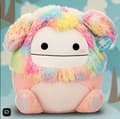 Miniatyrbillede 2 af 10: Original Squishmallows Fuzz-A-Mallows Plush Diane the Peach Bigfoot 40cm
