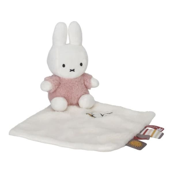 Doudou platt - Miffy - Fluffy rosa - Bebis - Blandad