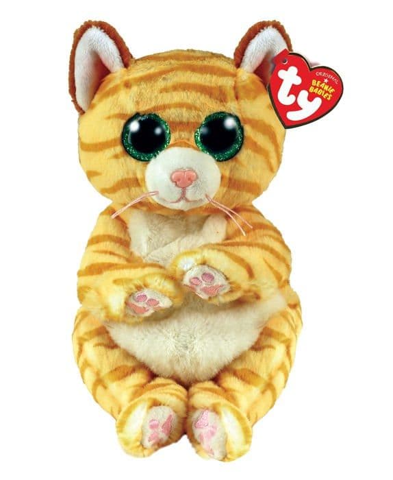 Ty Beanie Belies Plush Mango The Cat 15 cm 40550 Brun - TY40550