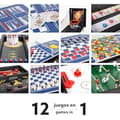 Miniatyrbild 2 av 2: COLORBABY Multi-Games Bord - 12 i 1 brädspel - 92 x 41 x 61 cm - Blandat - Från 6 år