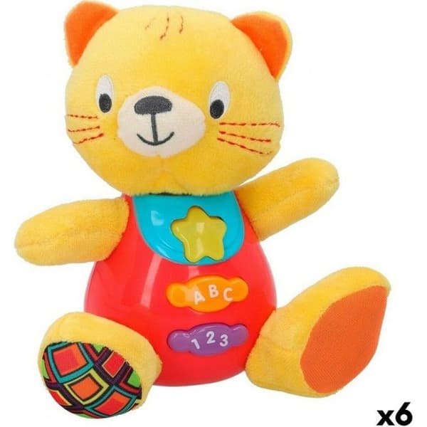 NC Plysch Ljud Winfun Katt 16 X 17,5 X 10,5 Cm (6 Enheter)
