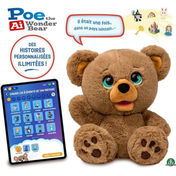 Interaktiv plyschleksak - GIOCHI PREZIOSI - Poe story creator bear - Från 4 år - LAY00