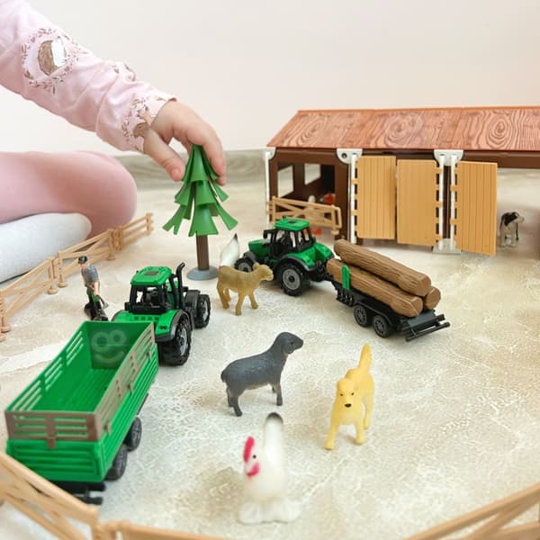 WOOPIE Purple Farmer XL Figurer Bondegårdssæt
