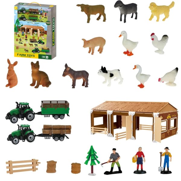 WOOPIE Purple Farmer XL Figurer Bondegårdssæt