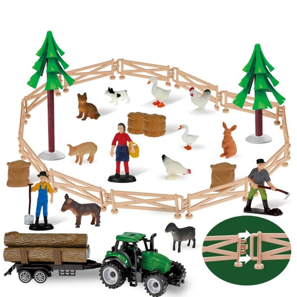 WOOPIE Purple Farmer XL Figurer Bondegårdssæt
