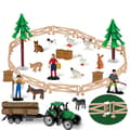 Miniatyrbillede 10 af 11: WOOPIE Purple Farmer XL Figurer Bondegårdssæt