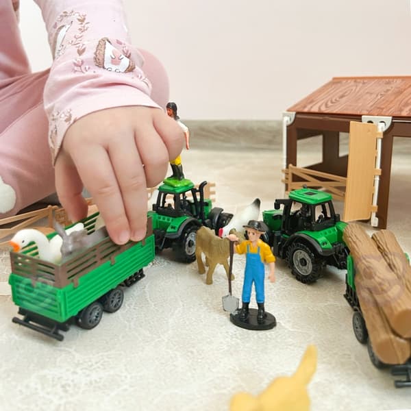 WOOPIE Purple Farmer XL Figurer Bondegårdssæt
