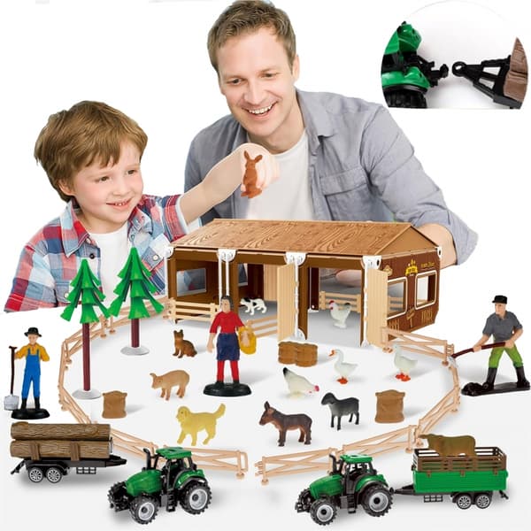 WOOPIE Purple Farmer XL Figurer Bondegårdssæt