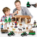 Miniatyrbillede 1 af 11: WOOPIE Purple Farmer XL Figurer Bondegårdssæt