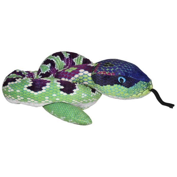 Plys Snakes 137 cm Grøn Lilla