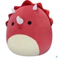 Miniatyrbild 3 av 7: Original Squishmallows Plush Tristan the Red Triceratops 50cm